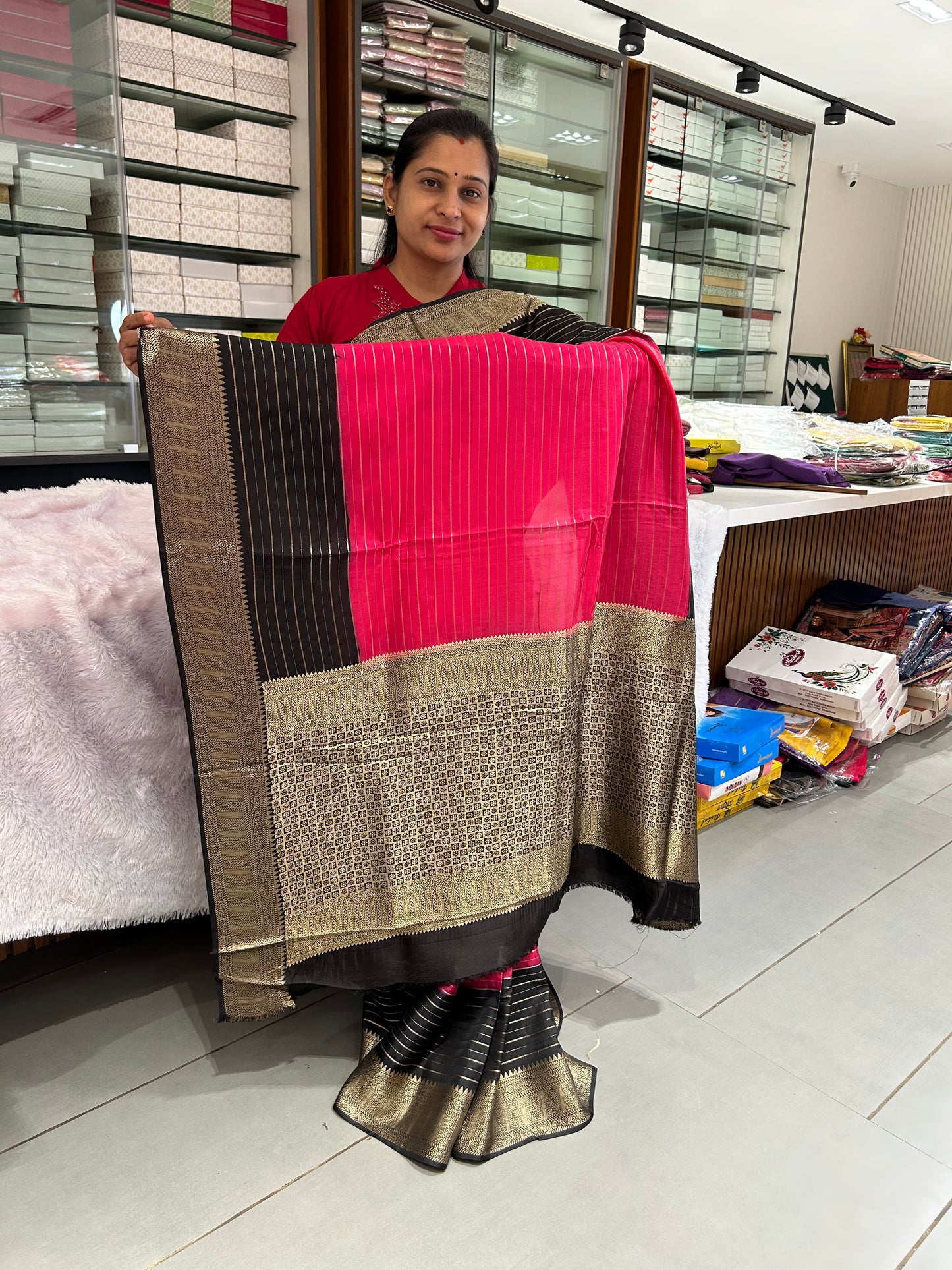 Banarasi viscose crape fancy