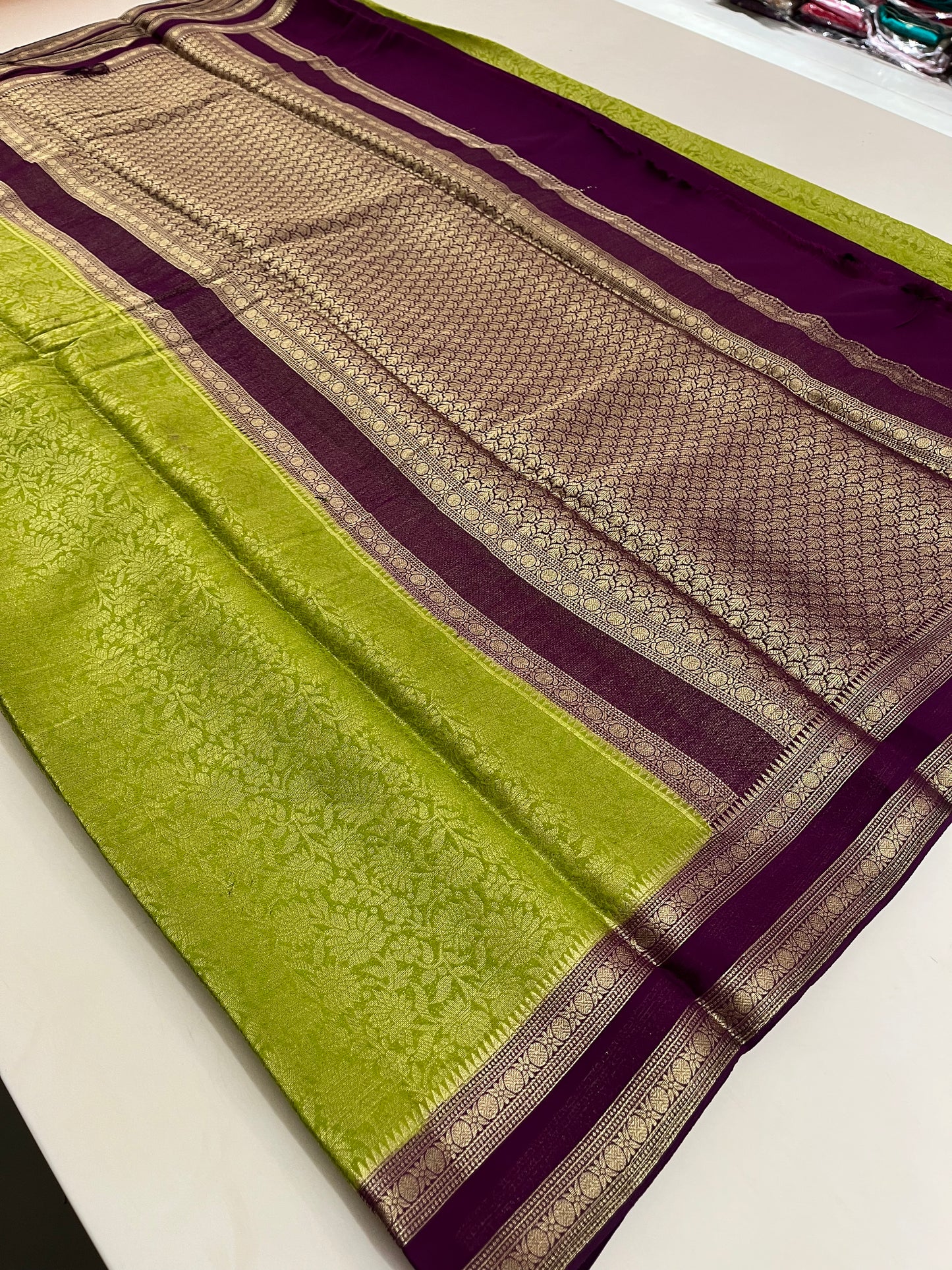 Brocade Banarasi soft silk