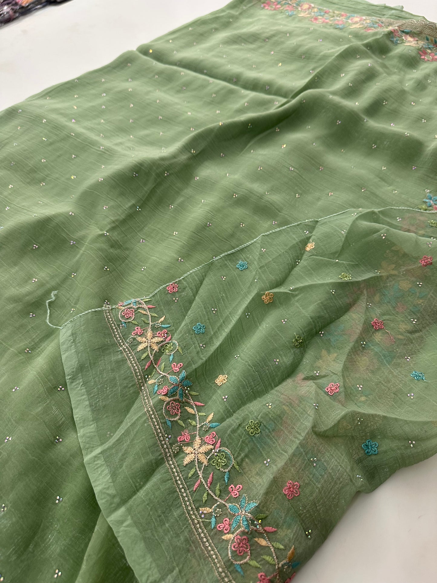 Organza Work Saree-M30