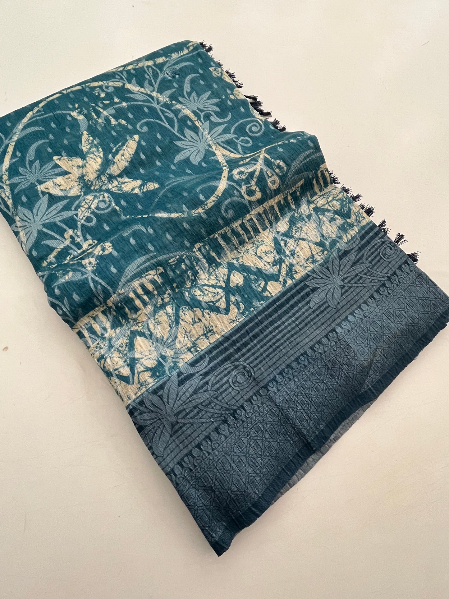 Printed Tussar Fancy