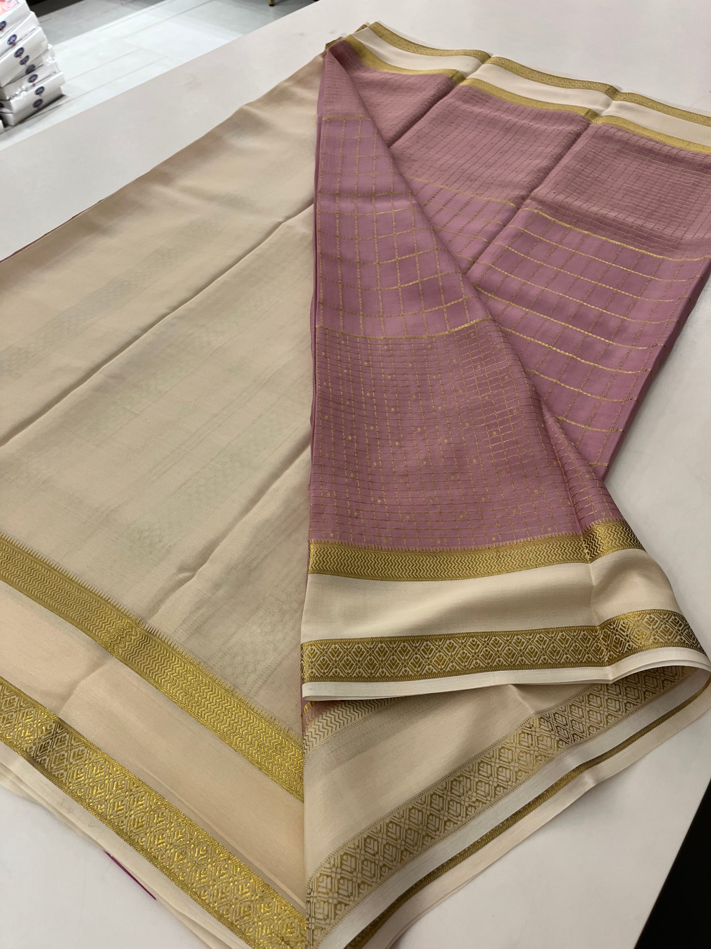 Pure Crepe Mysore Silk120 GSM