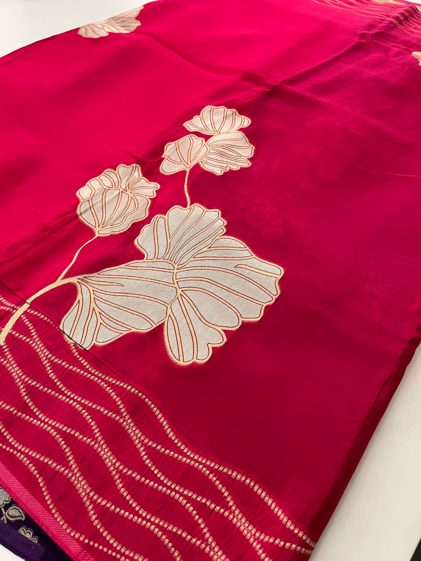 Chinnon Silk Premium Lily Green x Red-1121