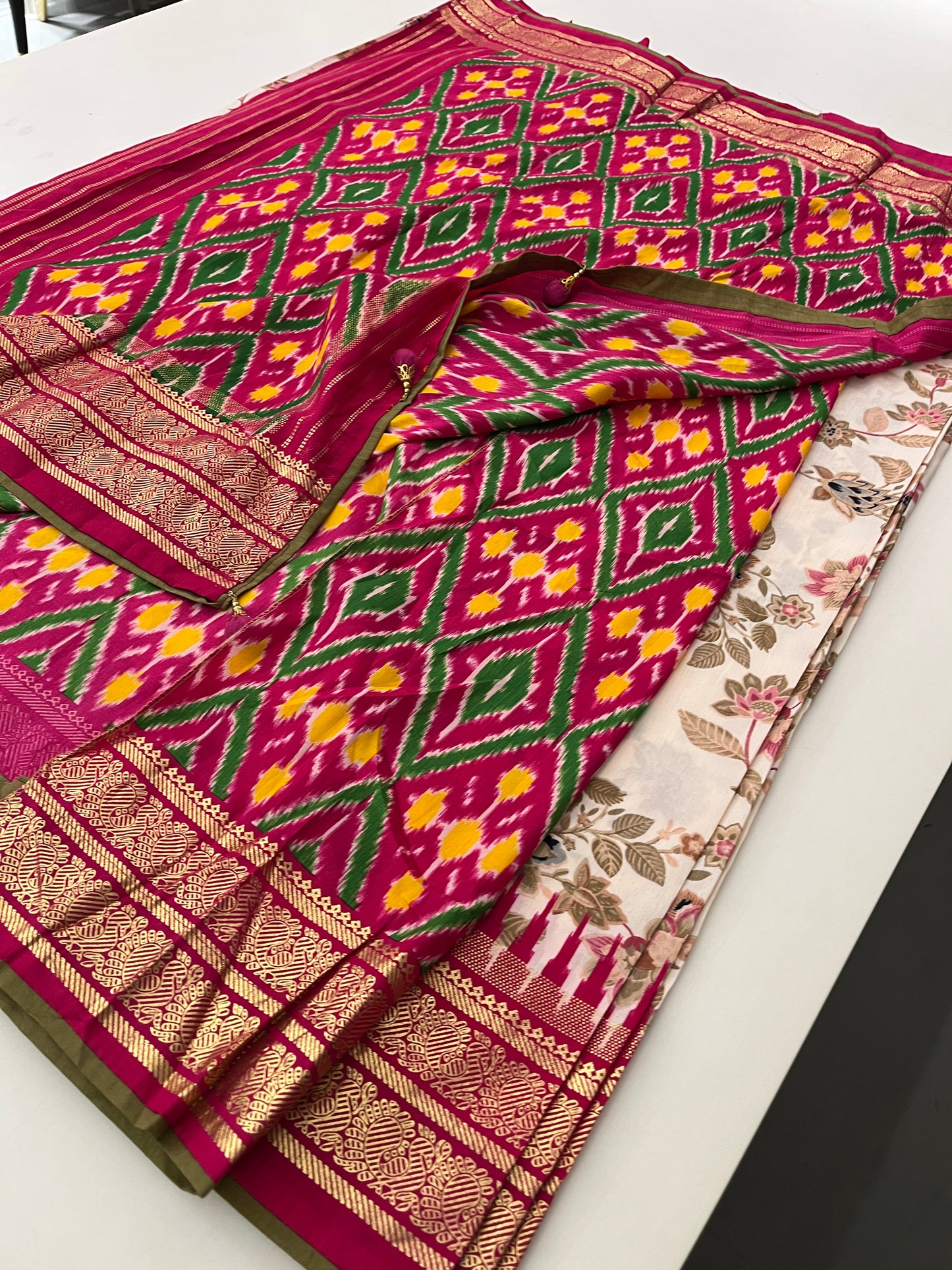 Crepe Chiffon Saree