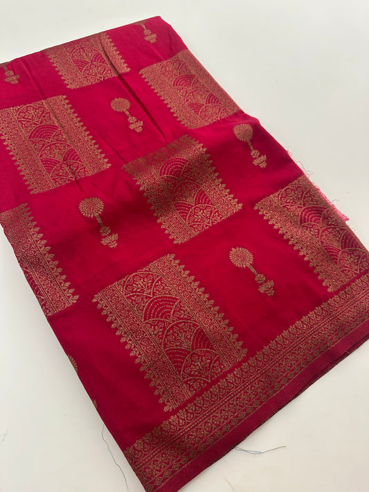 Kalamkari Tussar Printed-M26