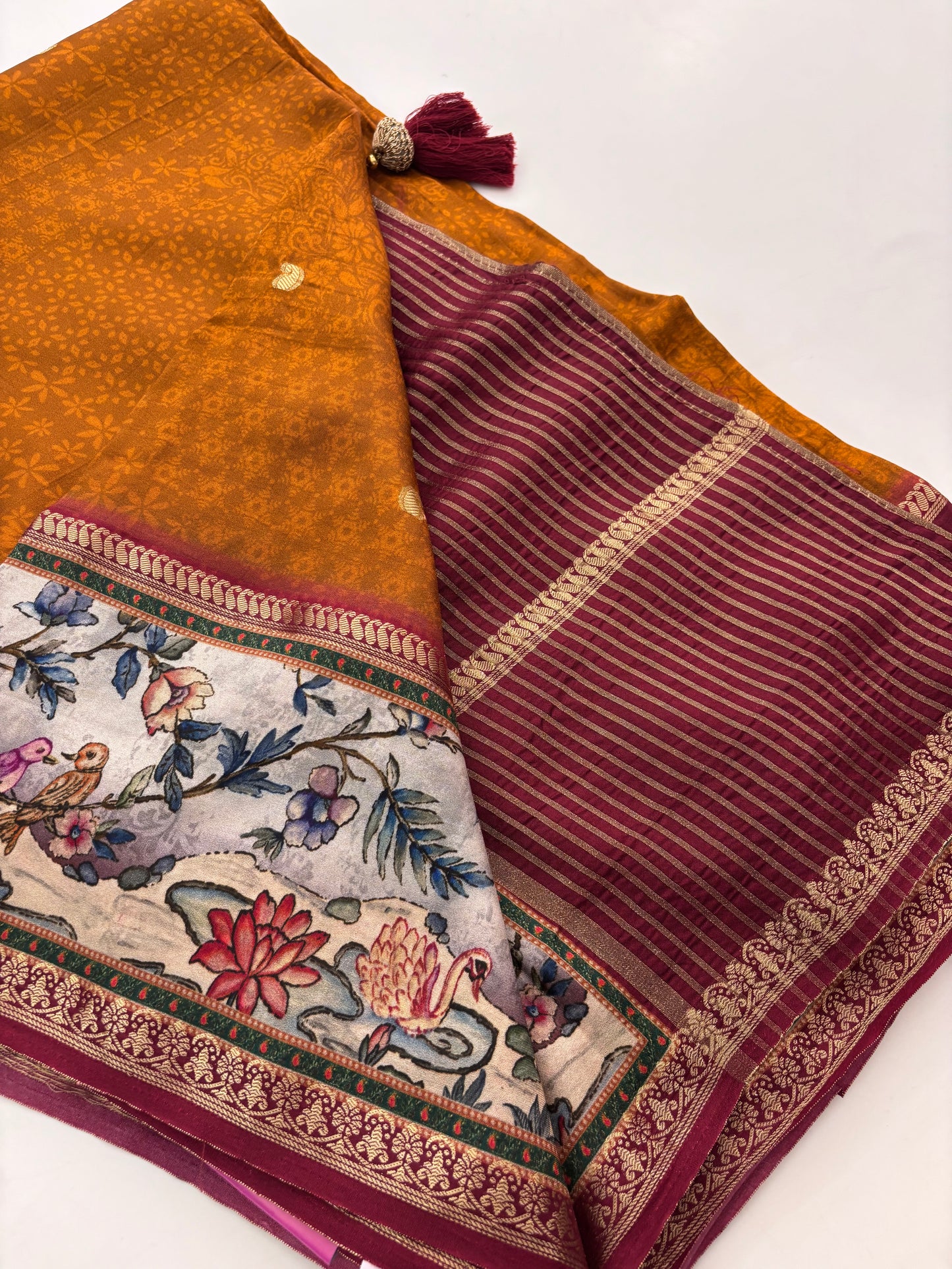 Crape banarasi fancy