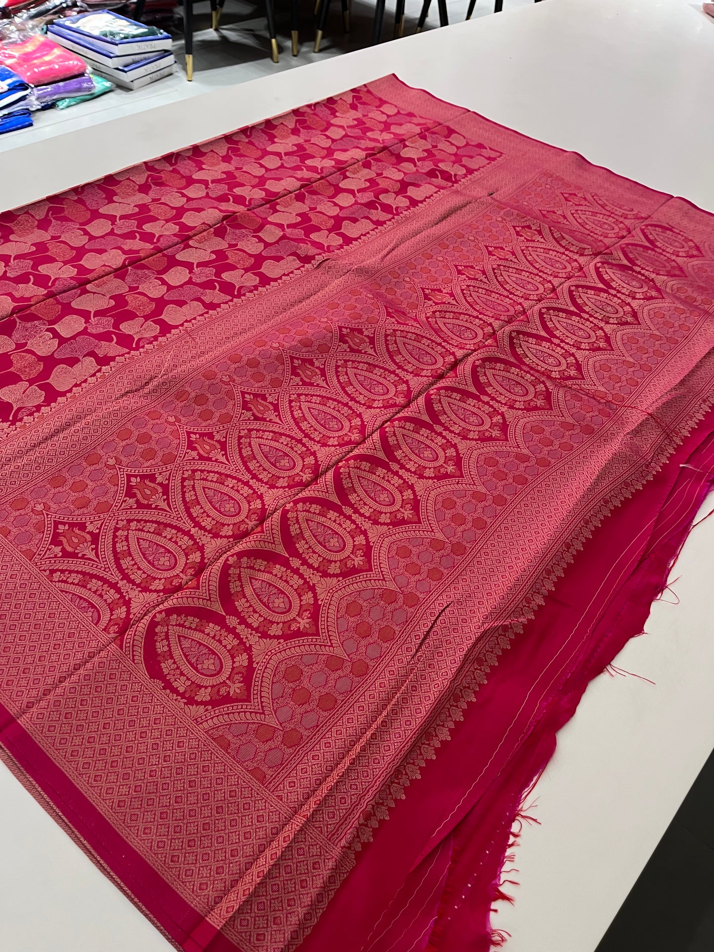 Double zari Soft Saree