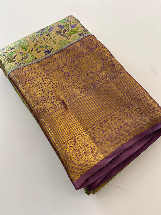 Pure Kanchi Puram silk saree