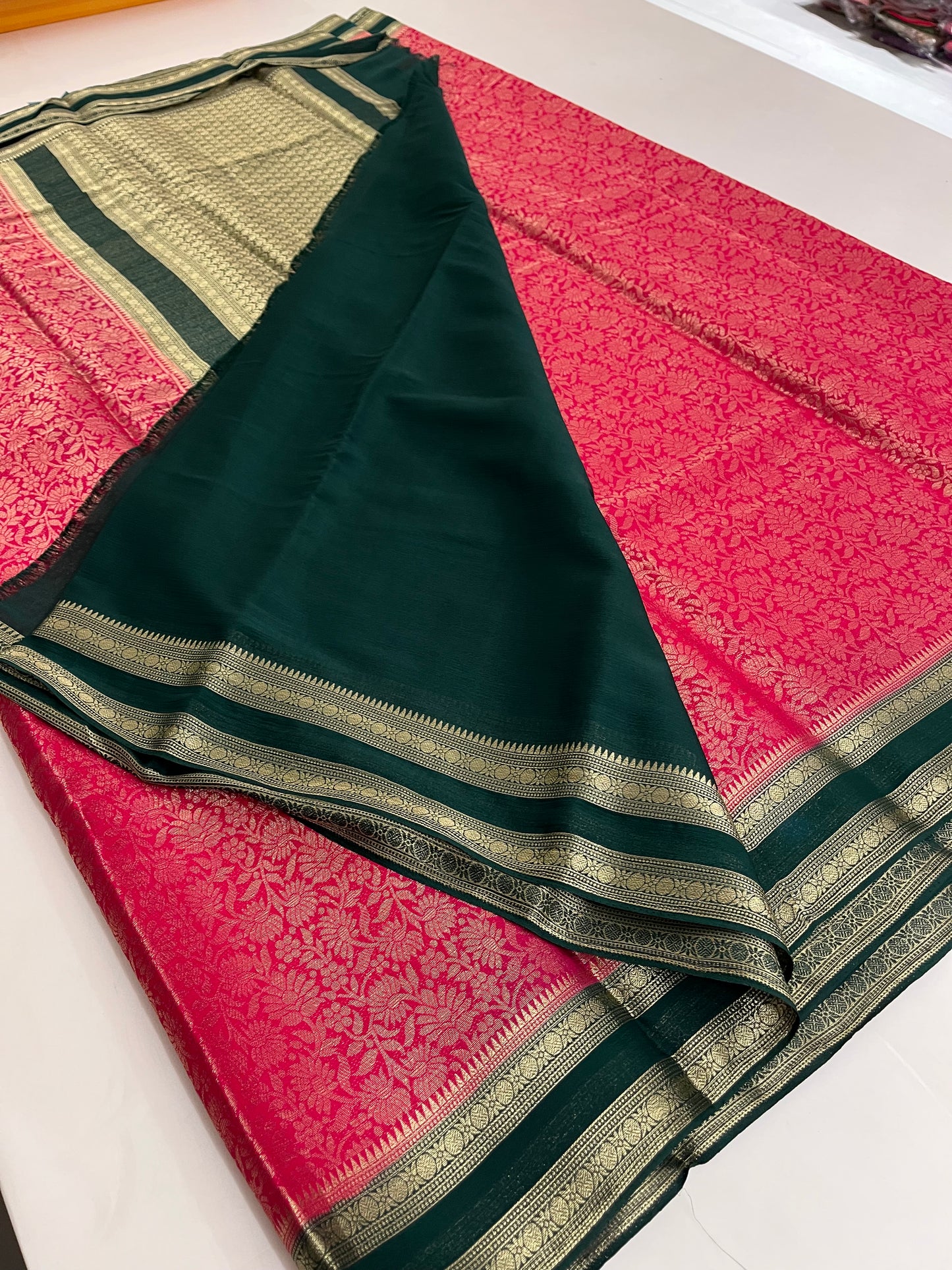 Brocade Banarasi soft silk