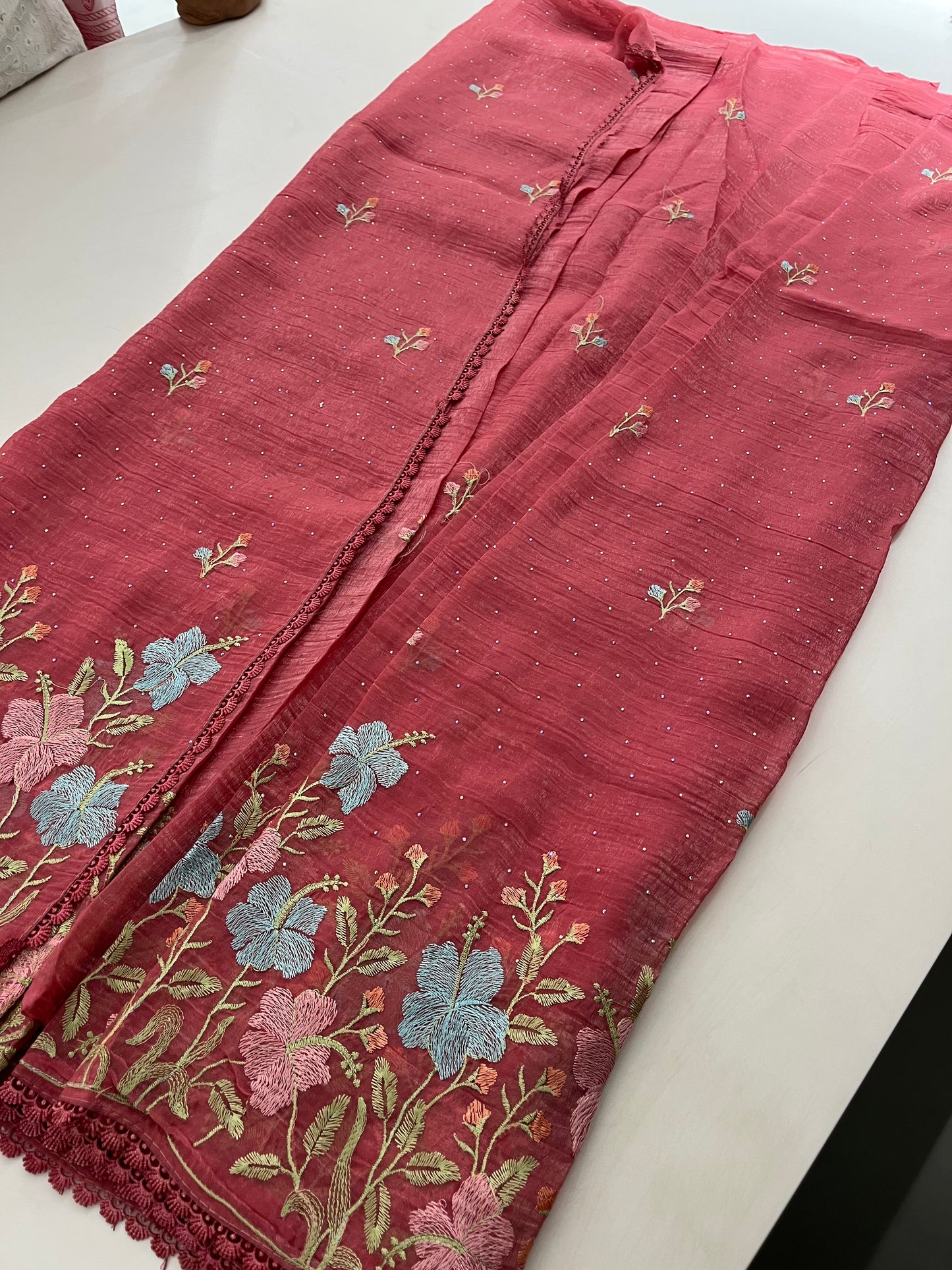Ju9 Soft Organza Embroidery