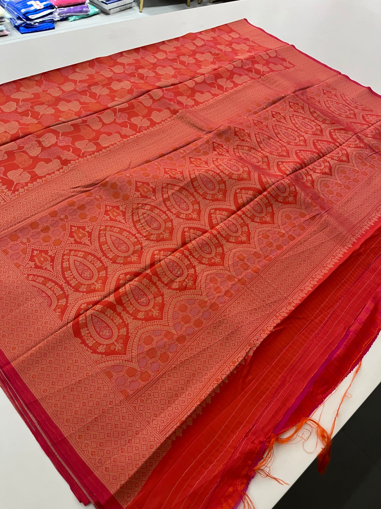 Double zari Soft Saree