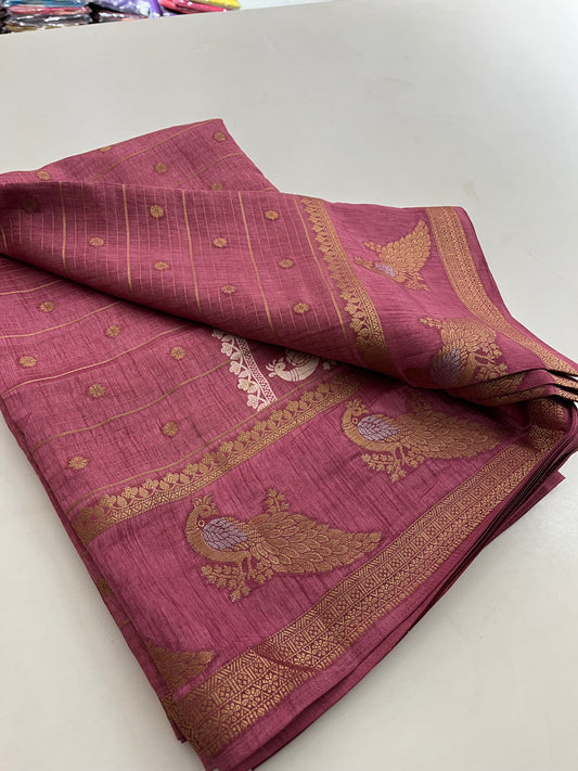 Tussar Fancy saree
