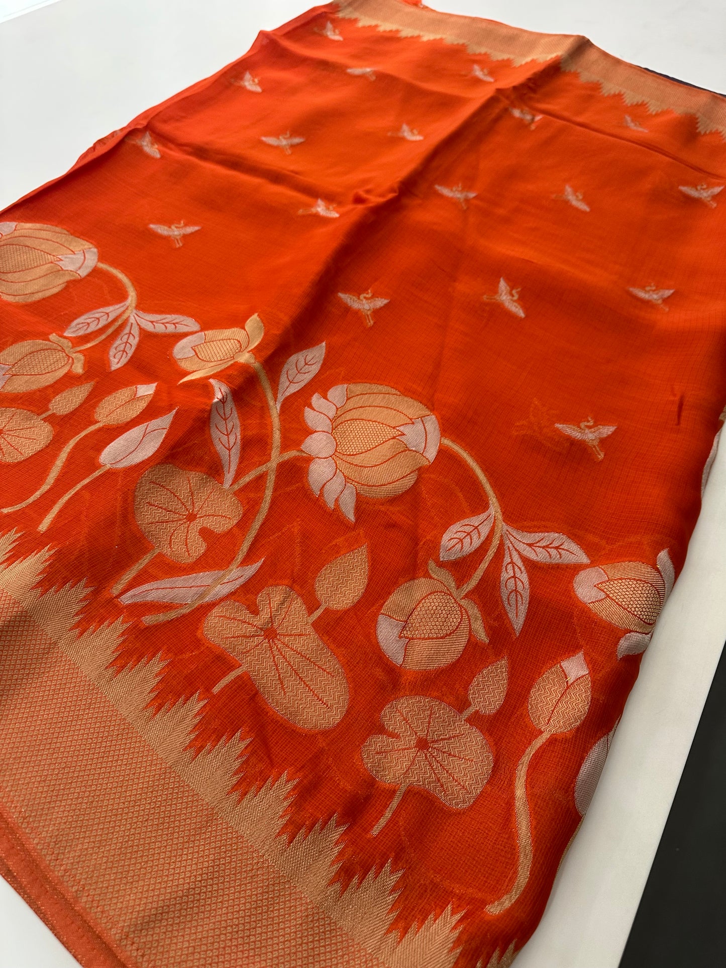 Jute Chiffon Premium Designer Saree-M26
