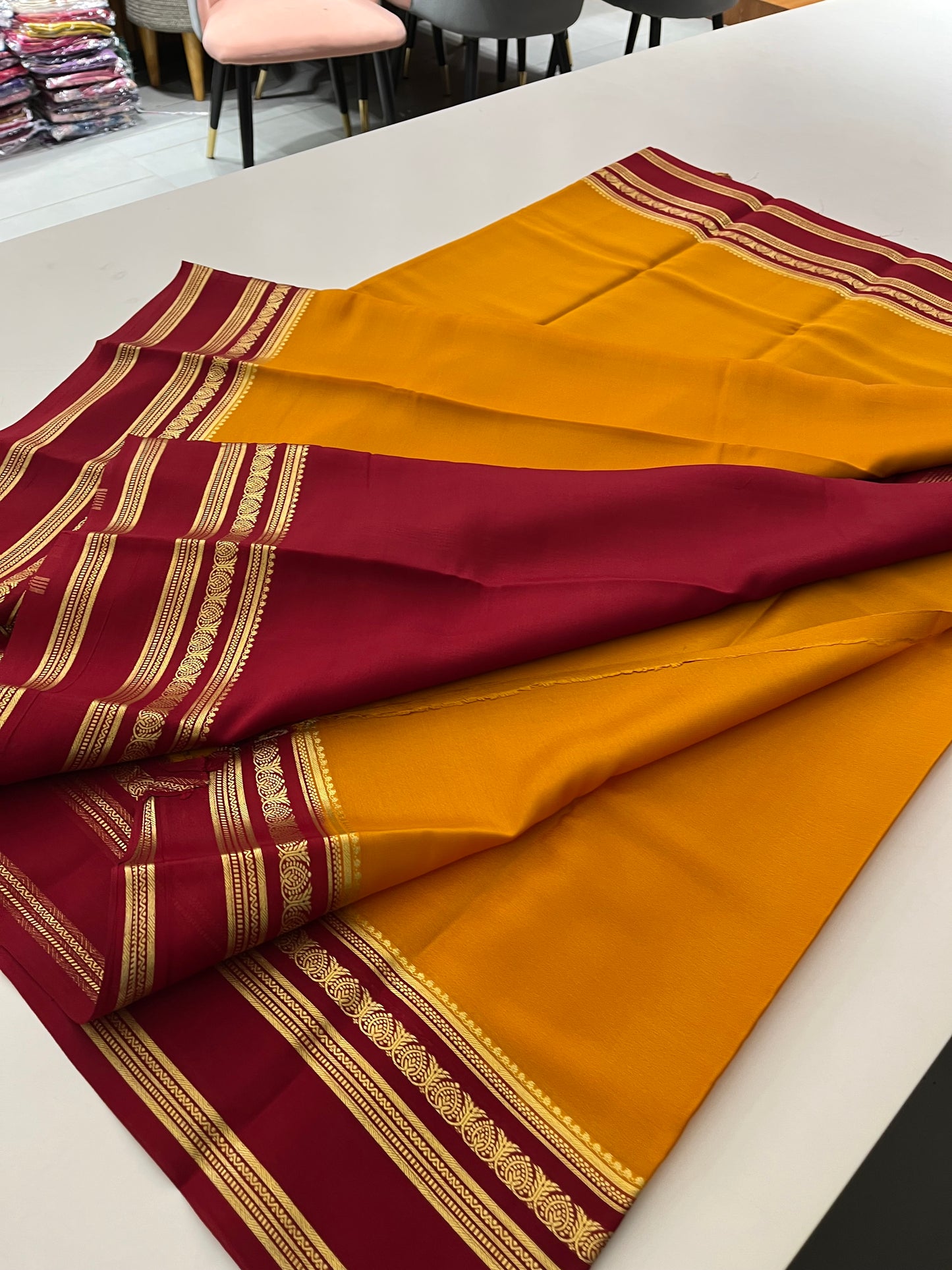80 GSM Pure Crepe Mysore Silk