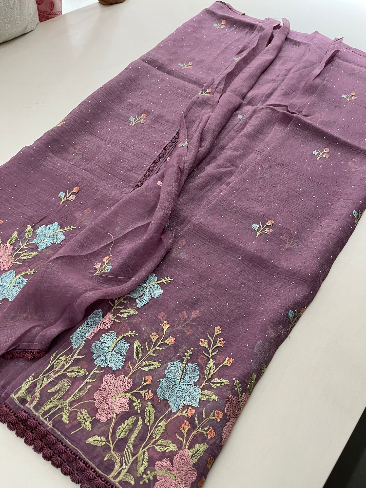 Ju9 Soft Organza Embroidery