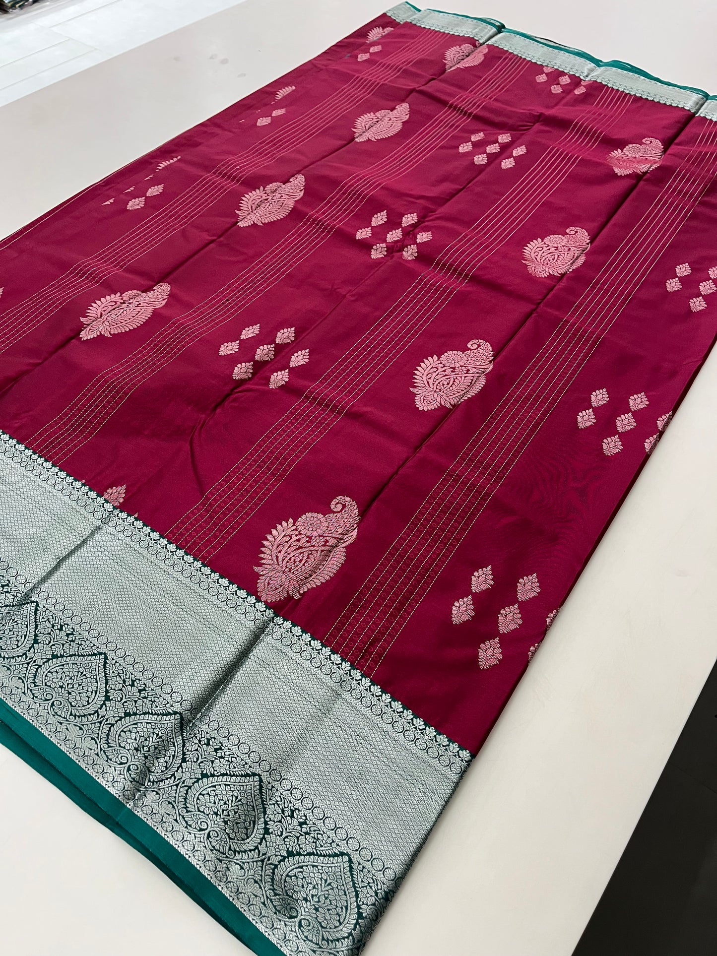 Semi Kanchi Silk Saree