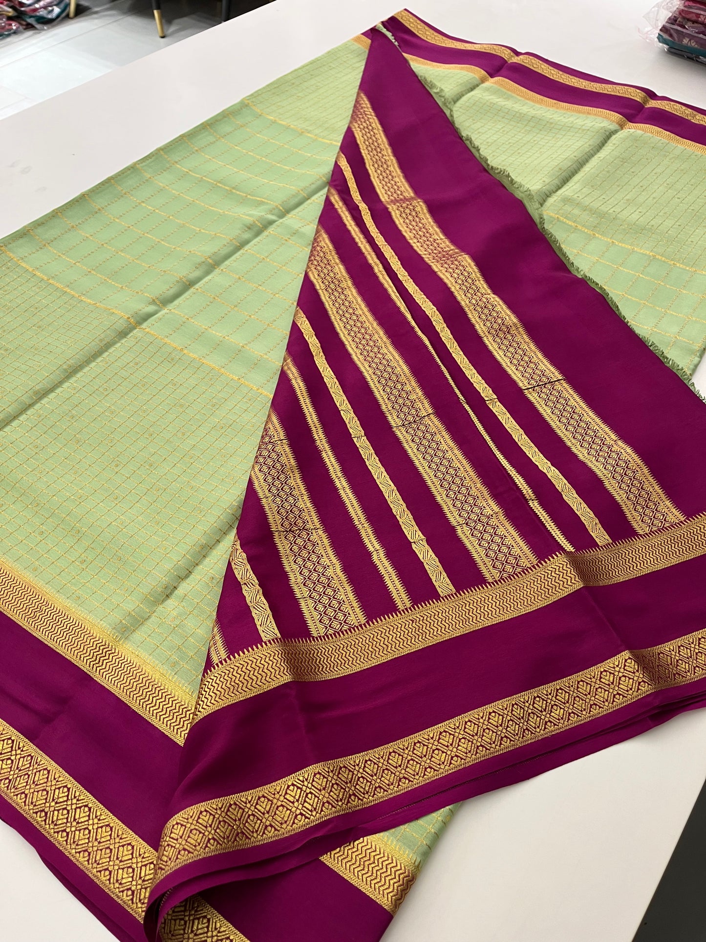 Pure Crepe Mysore Silk120 GSM