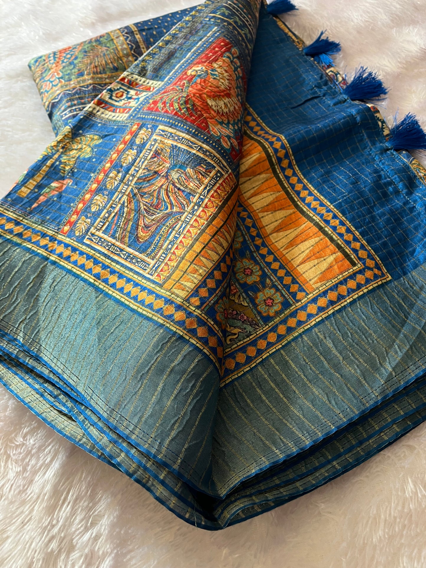 Tussar fancy