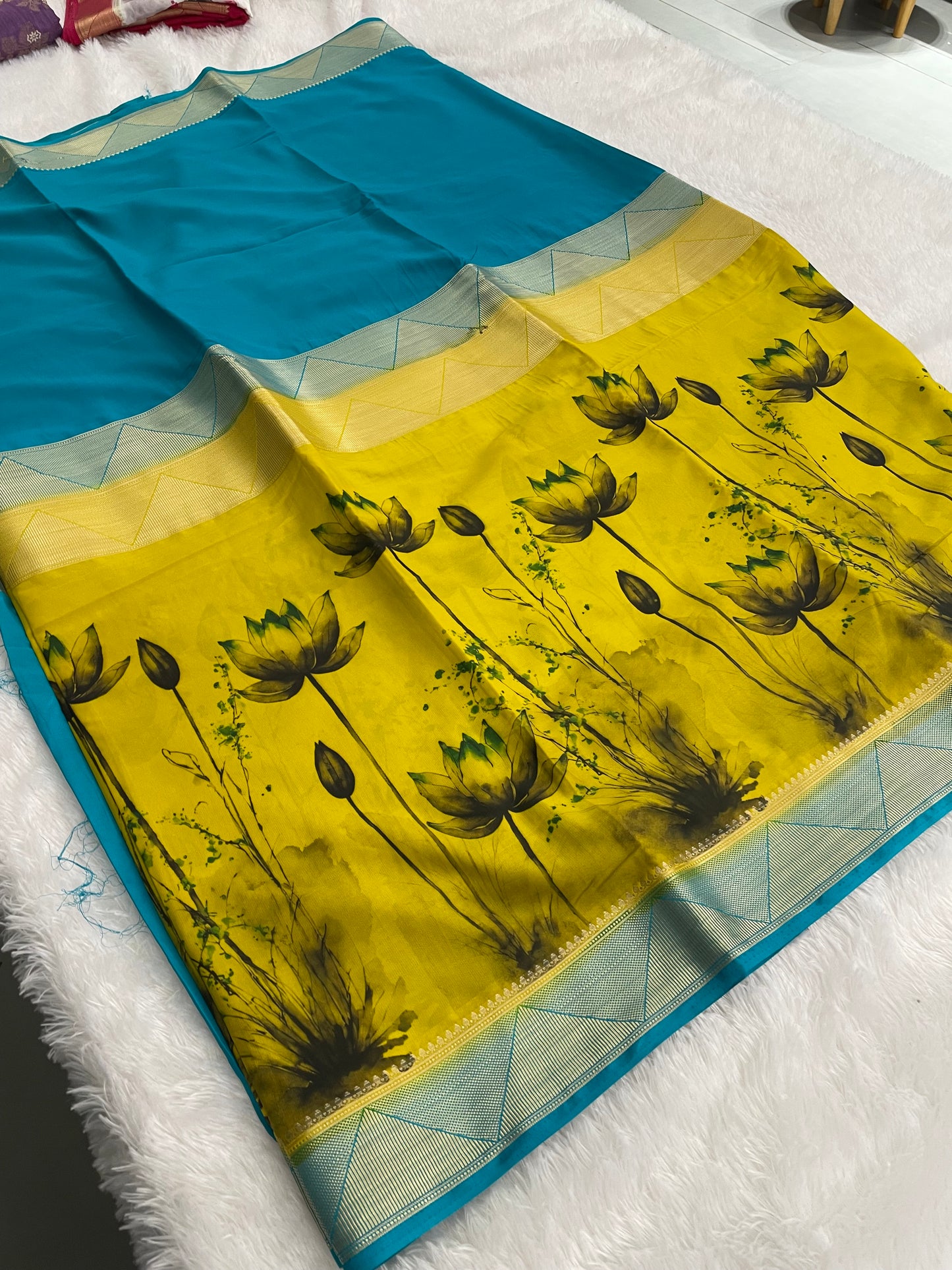 Printed Crape Silk