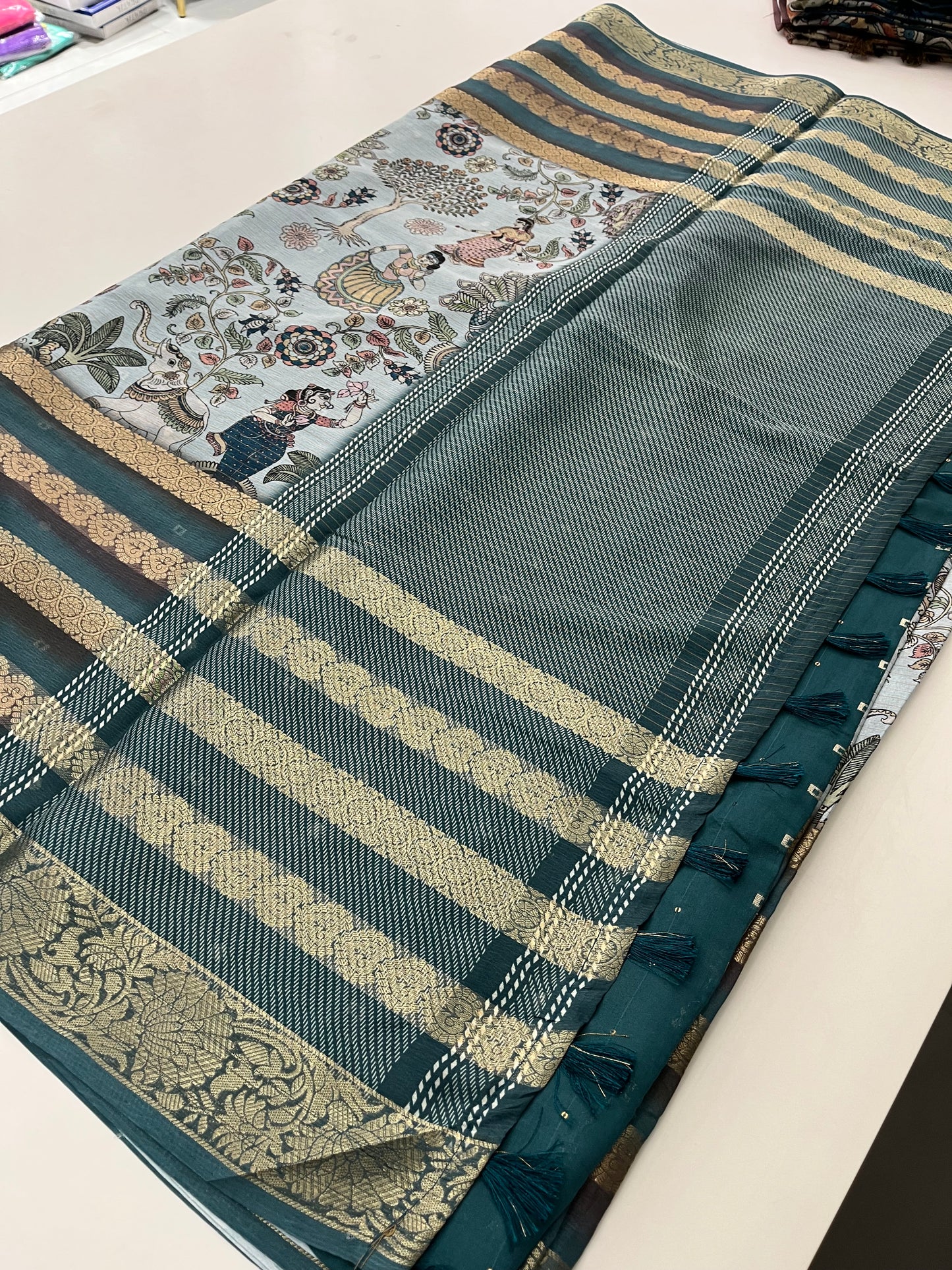 Organza Fancy Saree