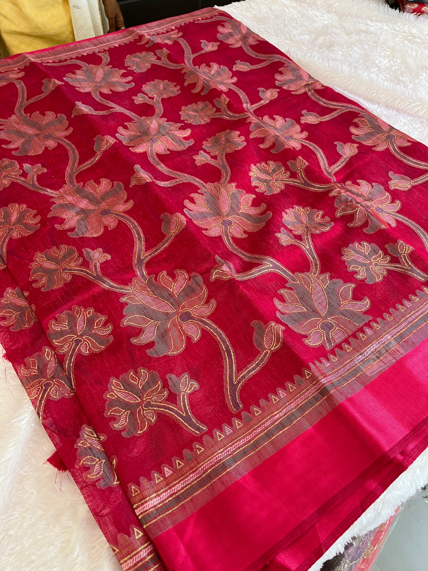 Linen chiffon