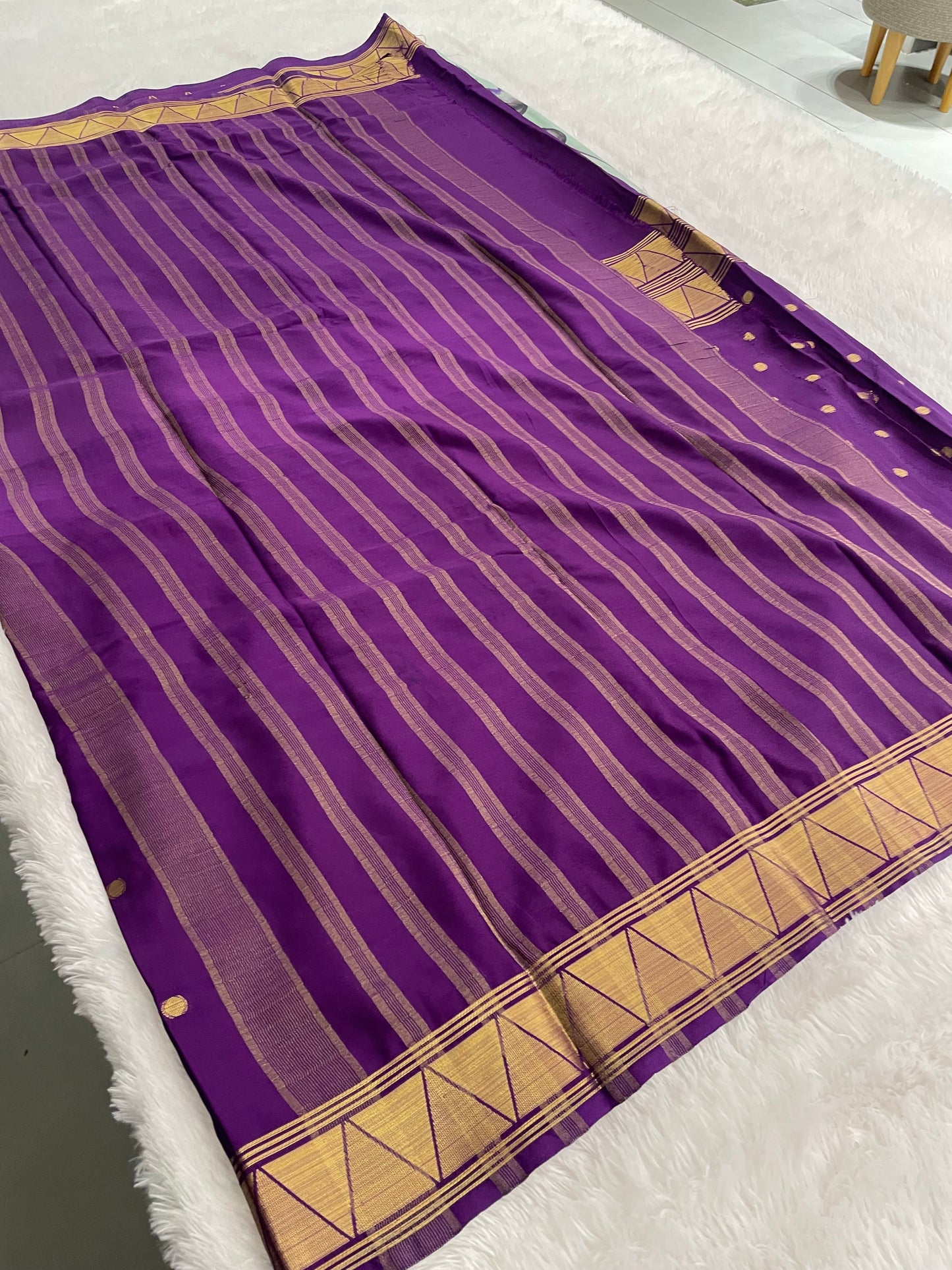 Printed crape silk