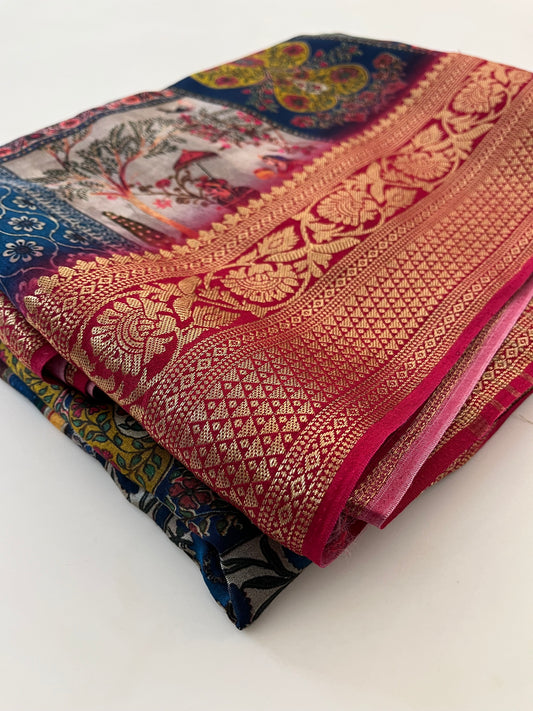 Ajrak Print premium crape