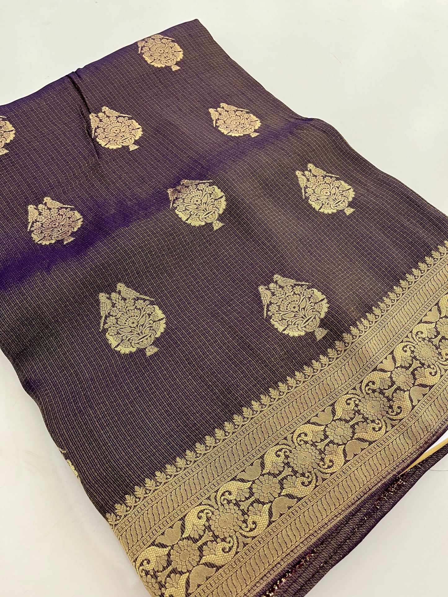 Banarasi tissue silk