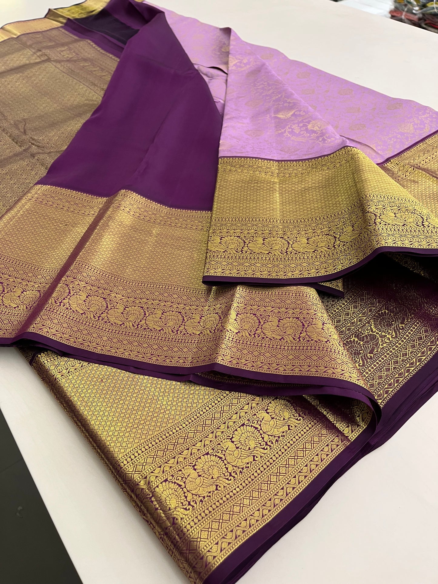 Pure Brocade Kanchi silk