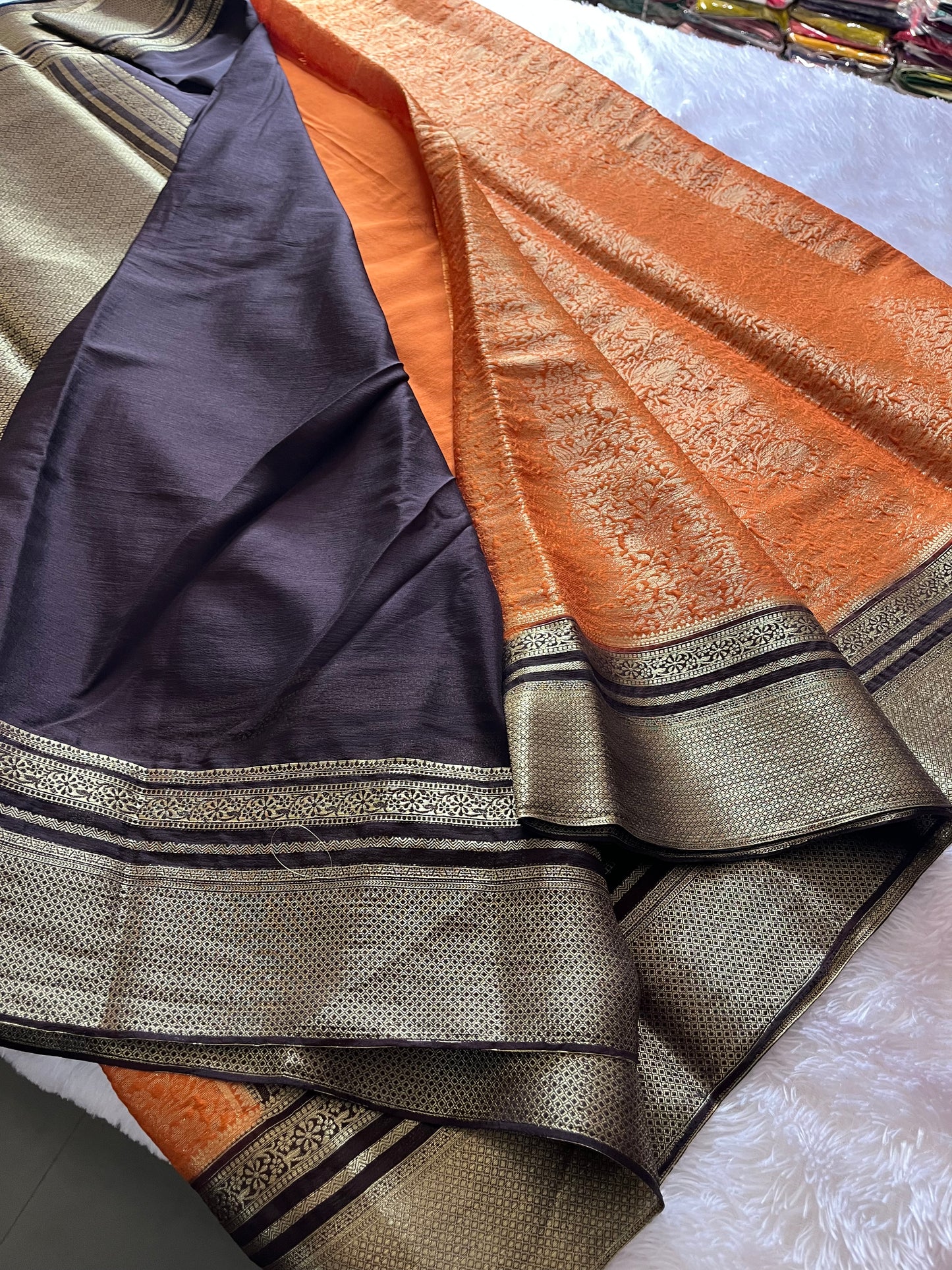 Banarasi Brocade soft silk