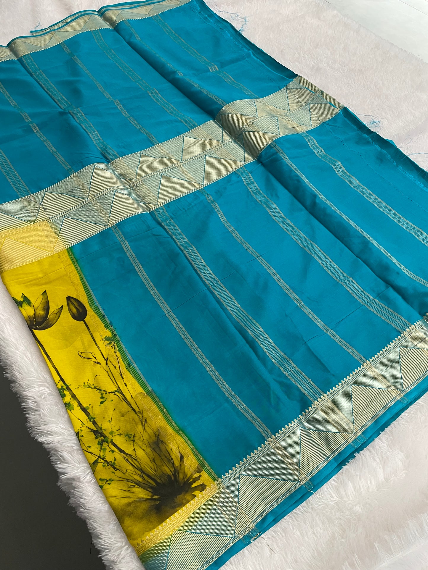Printed Crape Silk