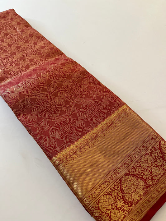 Kanchi semi silk brocade
