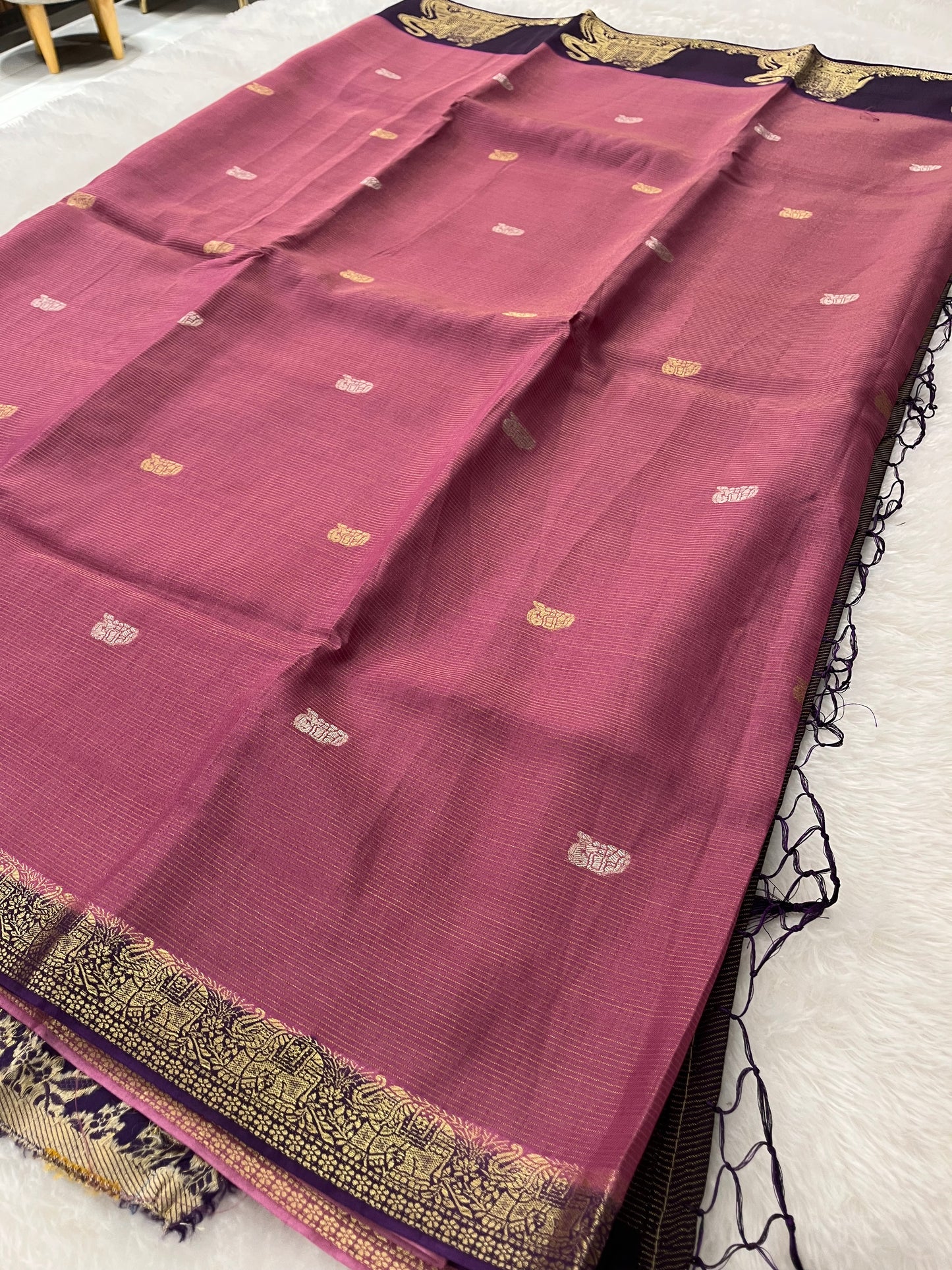 M3 Banarasi crape viscose
