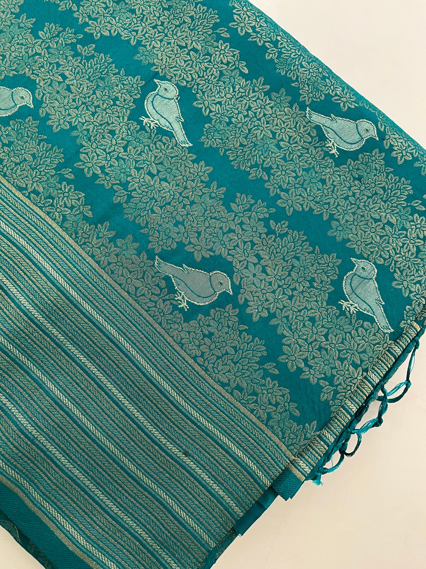 Banarasi crepe Brocade Saree