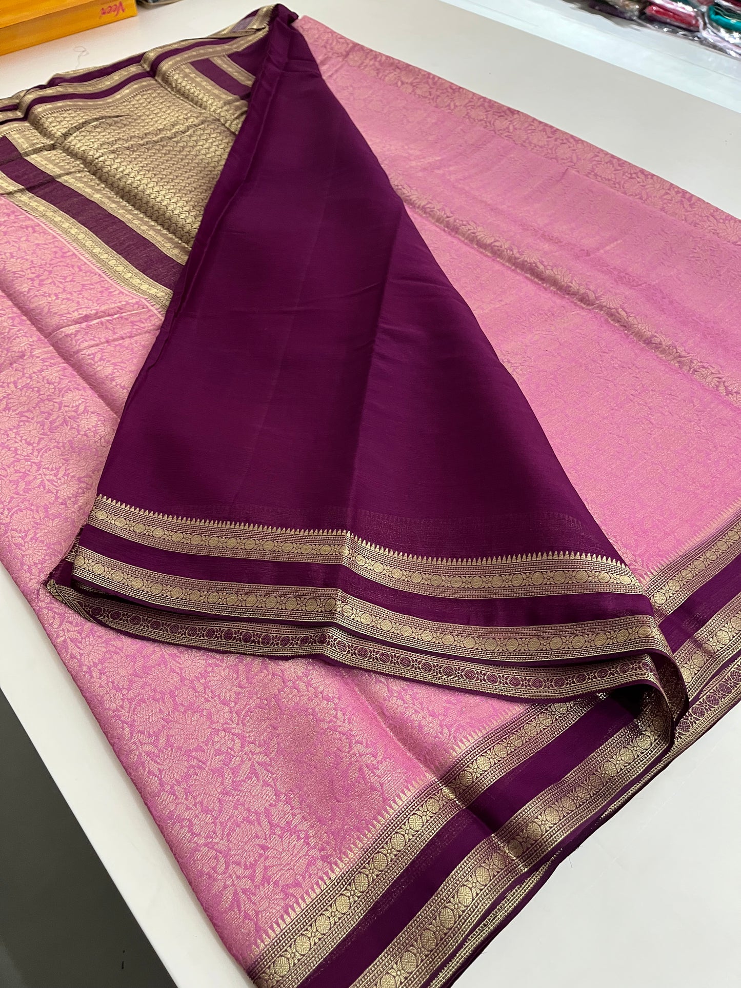 Brocade Banarasi soft silk