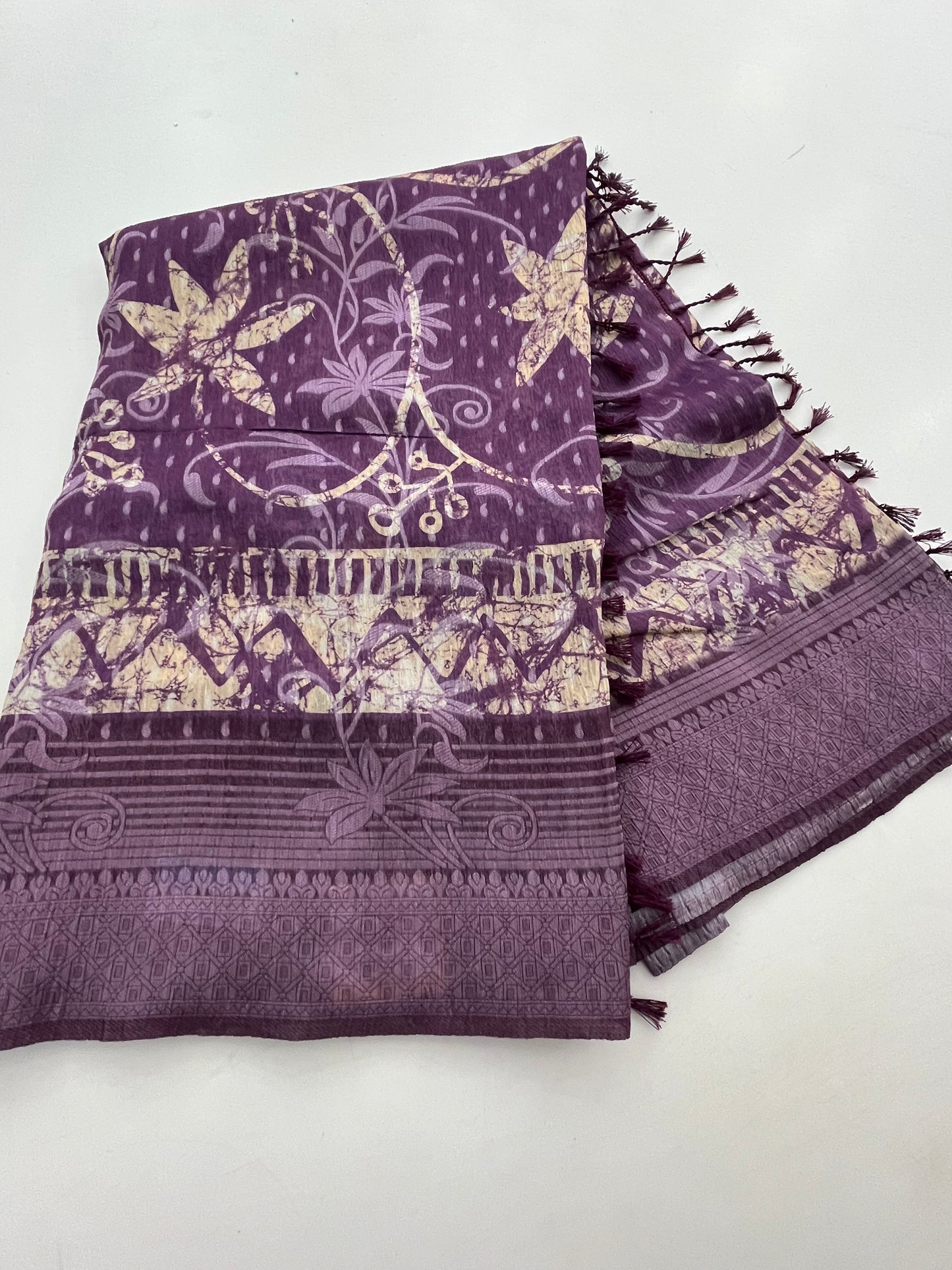 Printed Tussar Fancy