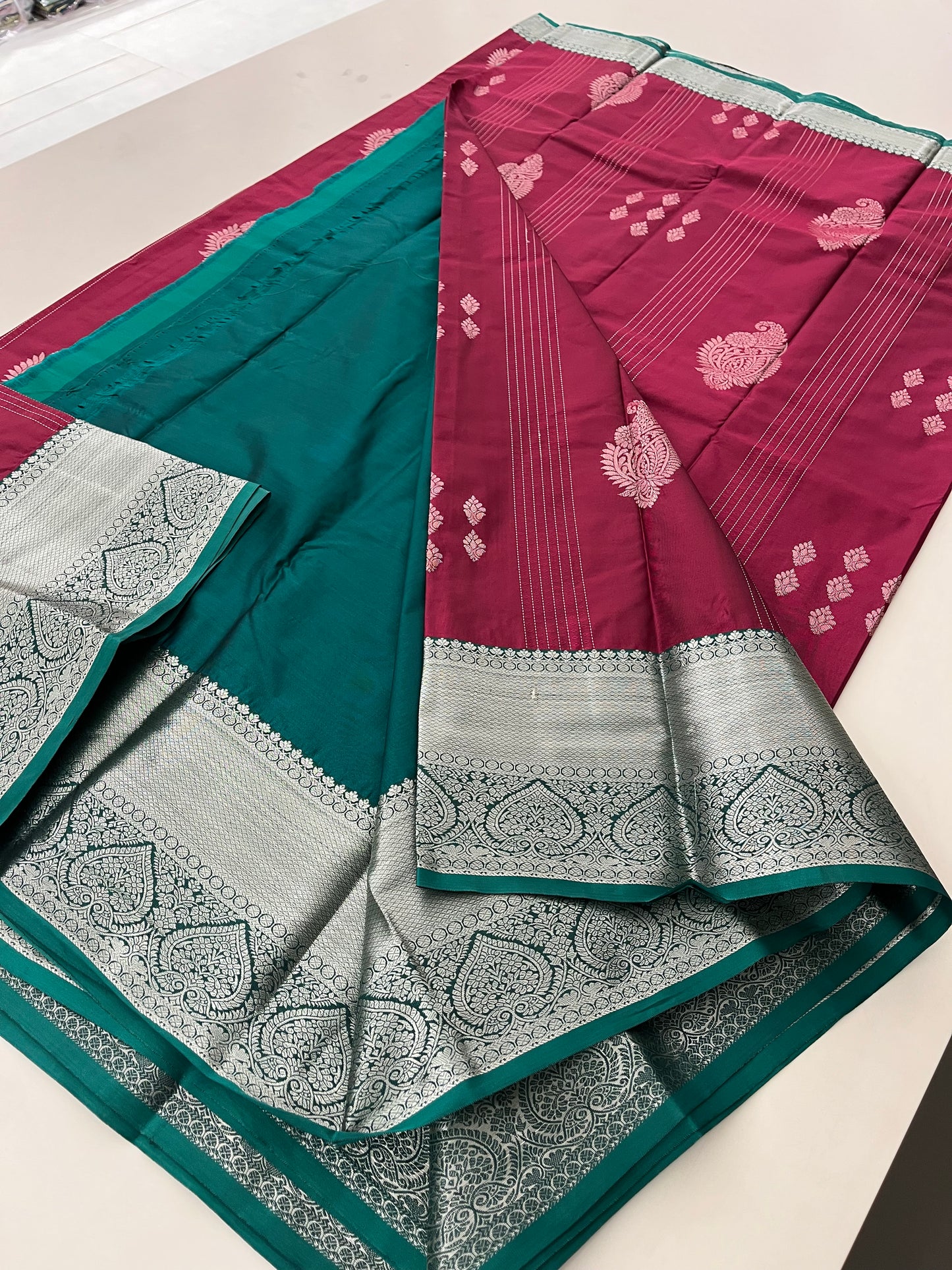 Semi Kanchi Silk Saree