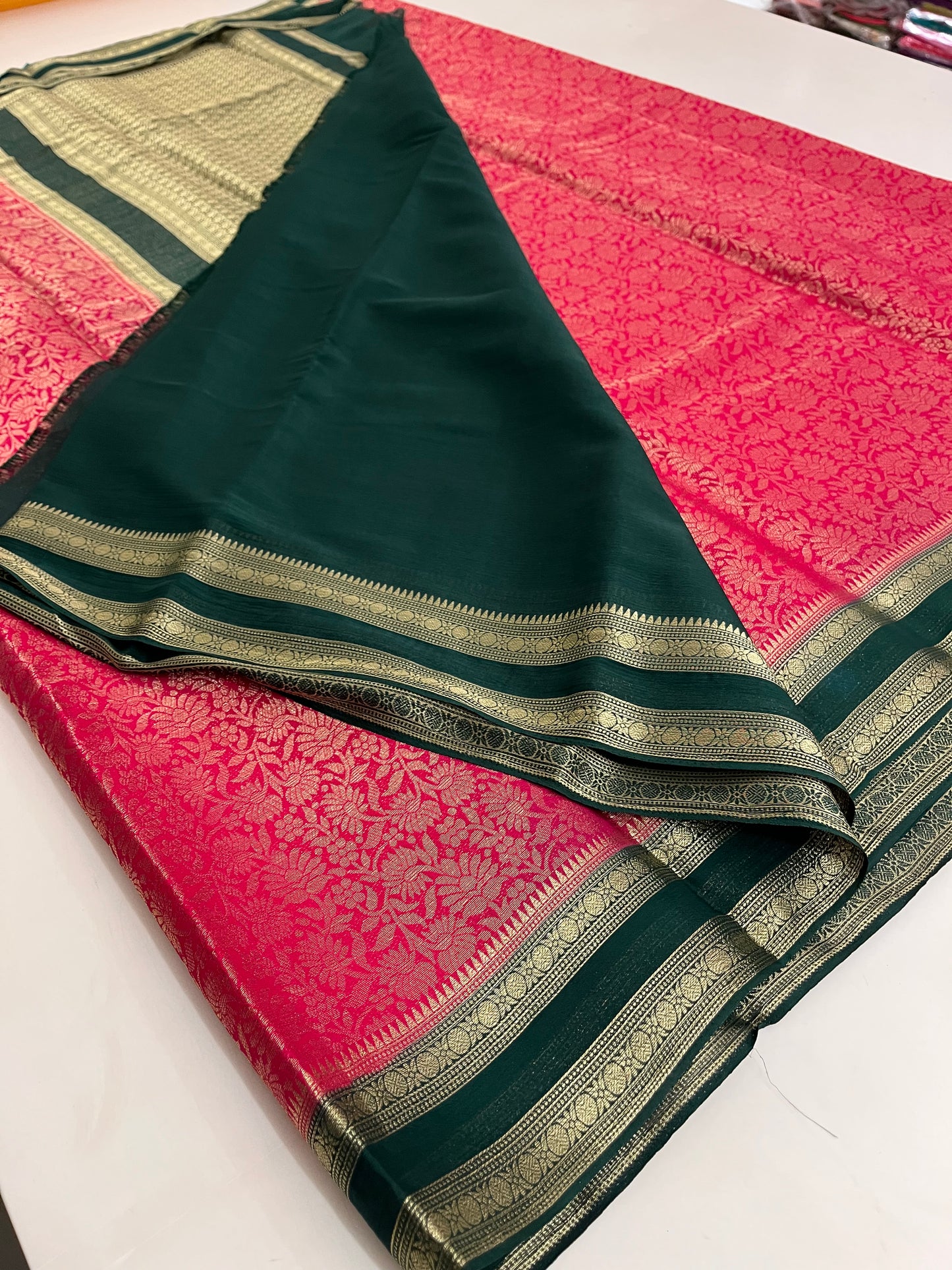 Brocade Banarasi soft silk