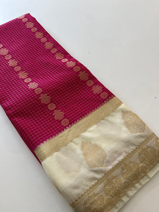 Banarasi crape fancy saree
