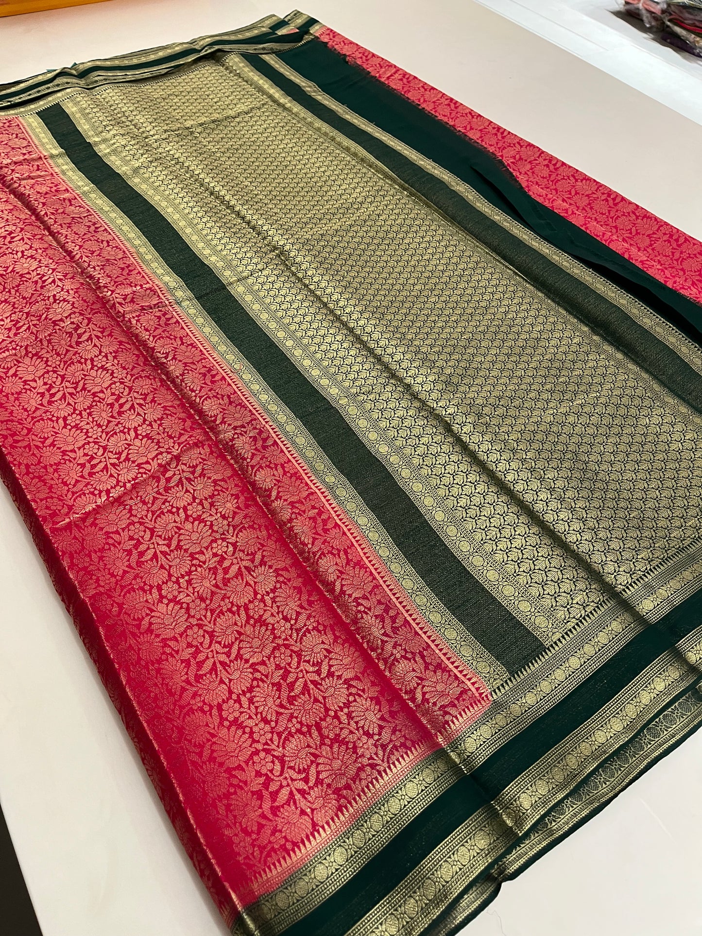 Brocade Banarasi soft silk