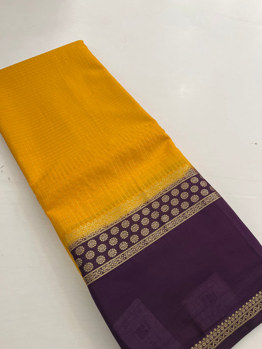 Designer crape silk