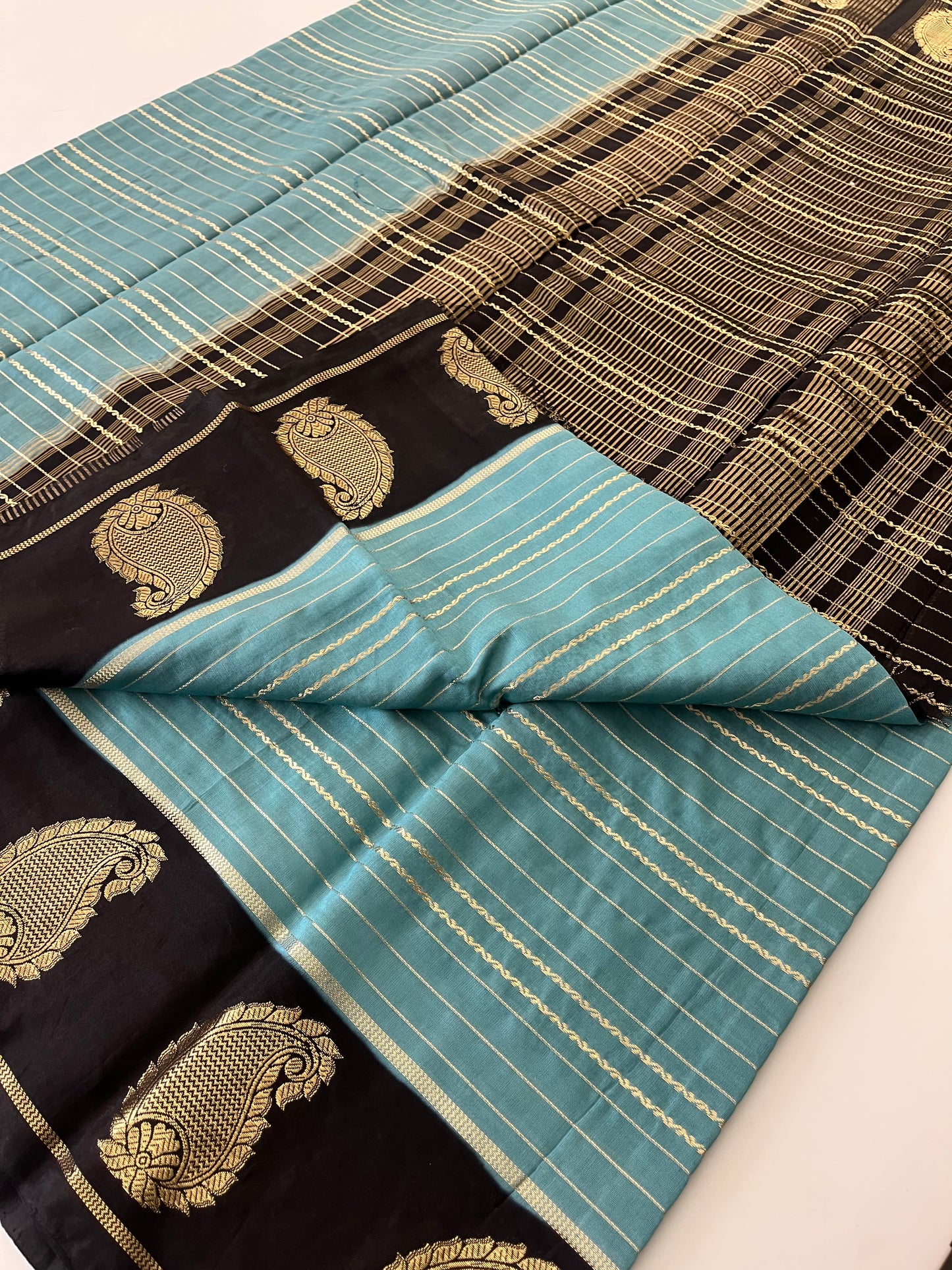 Semi Mysore silk new design