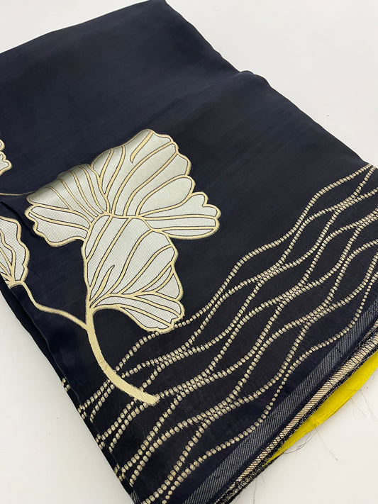 Chinnon Silk Premium Lily Green x Red-1121