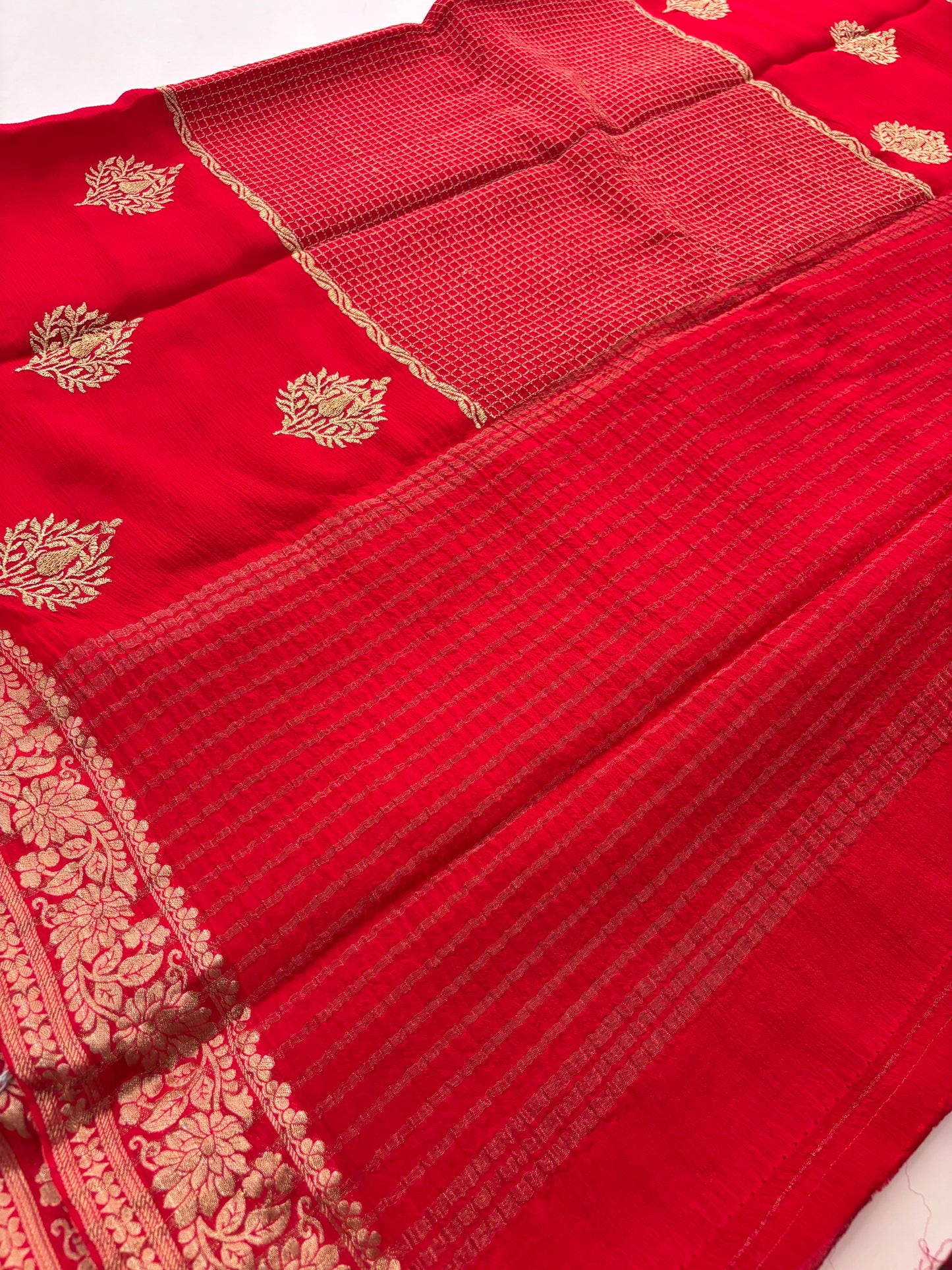 Designer Georgette embroidery