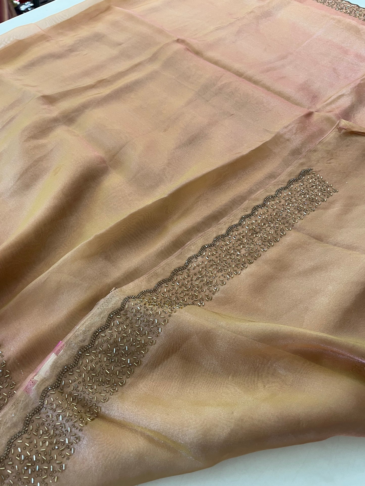 Tissue Organza Stone work border