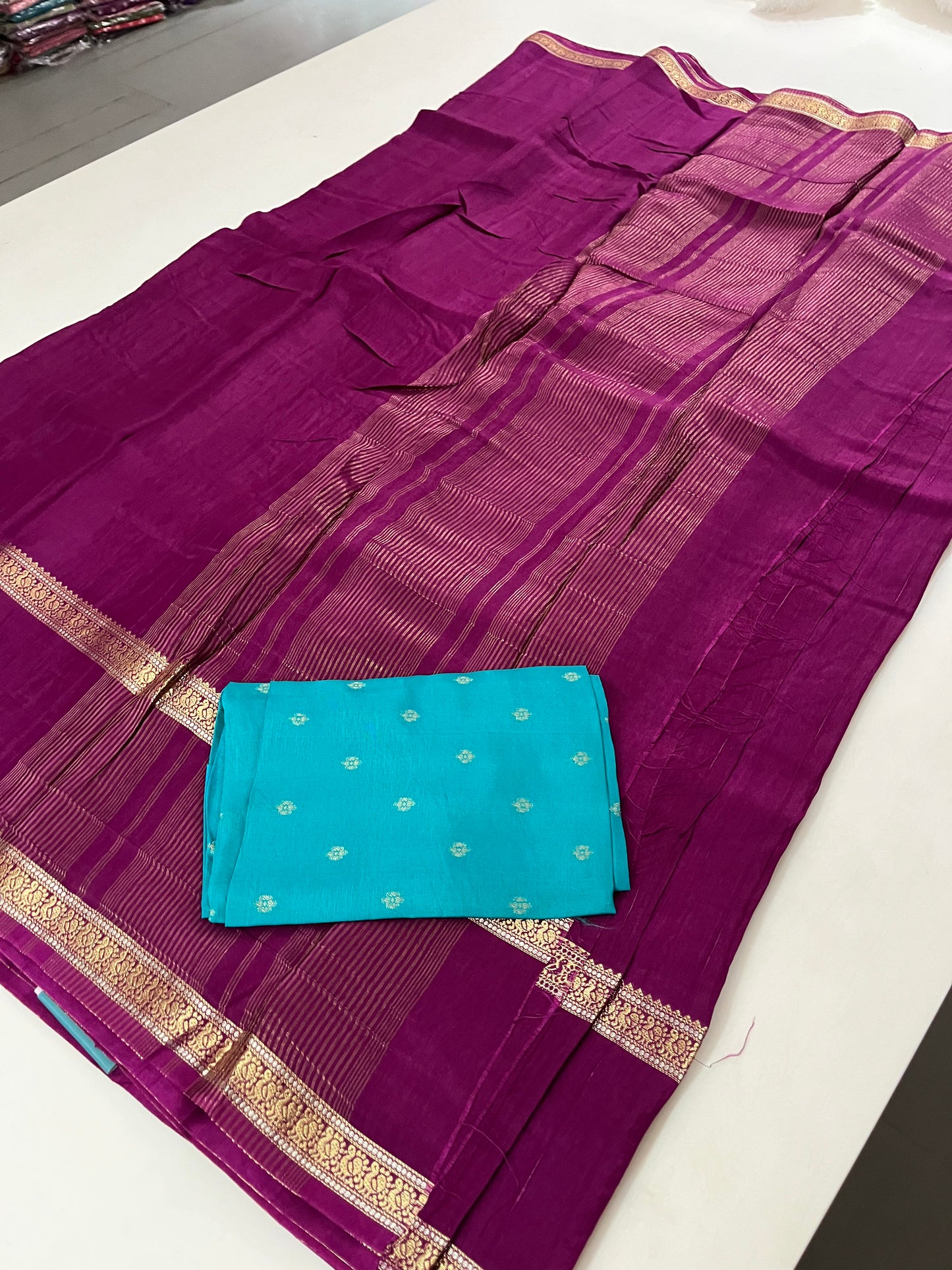 M-30 Crepe Tussar Designer