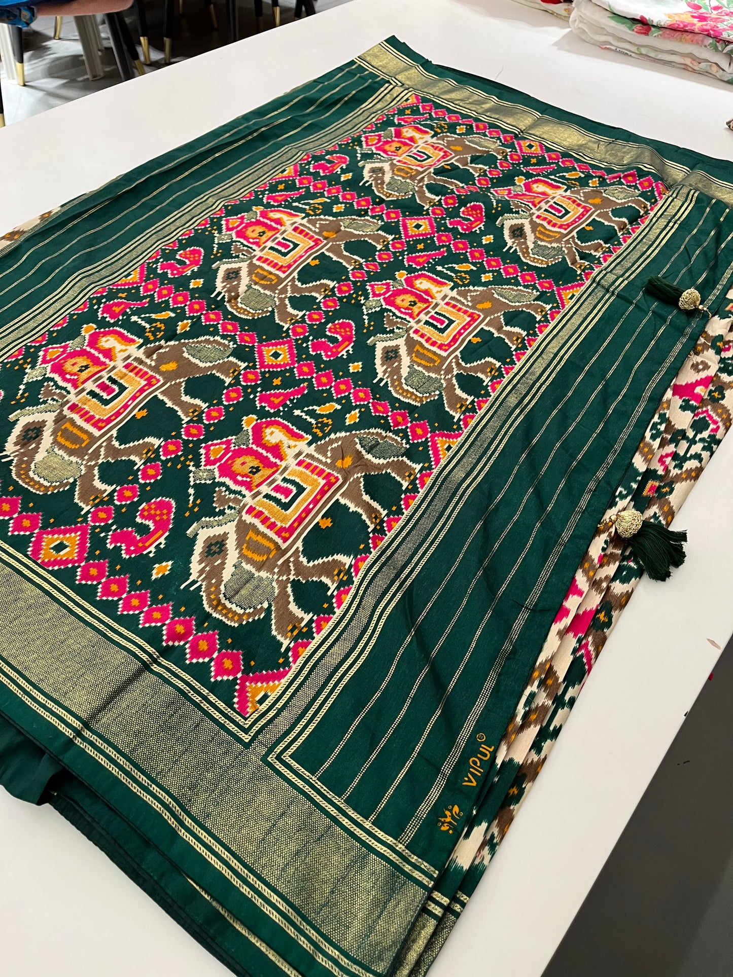 Crepe Chiffon Saree