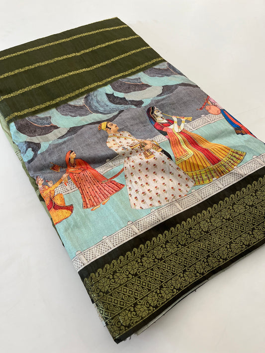 Crush Tussar Designer