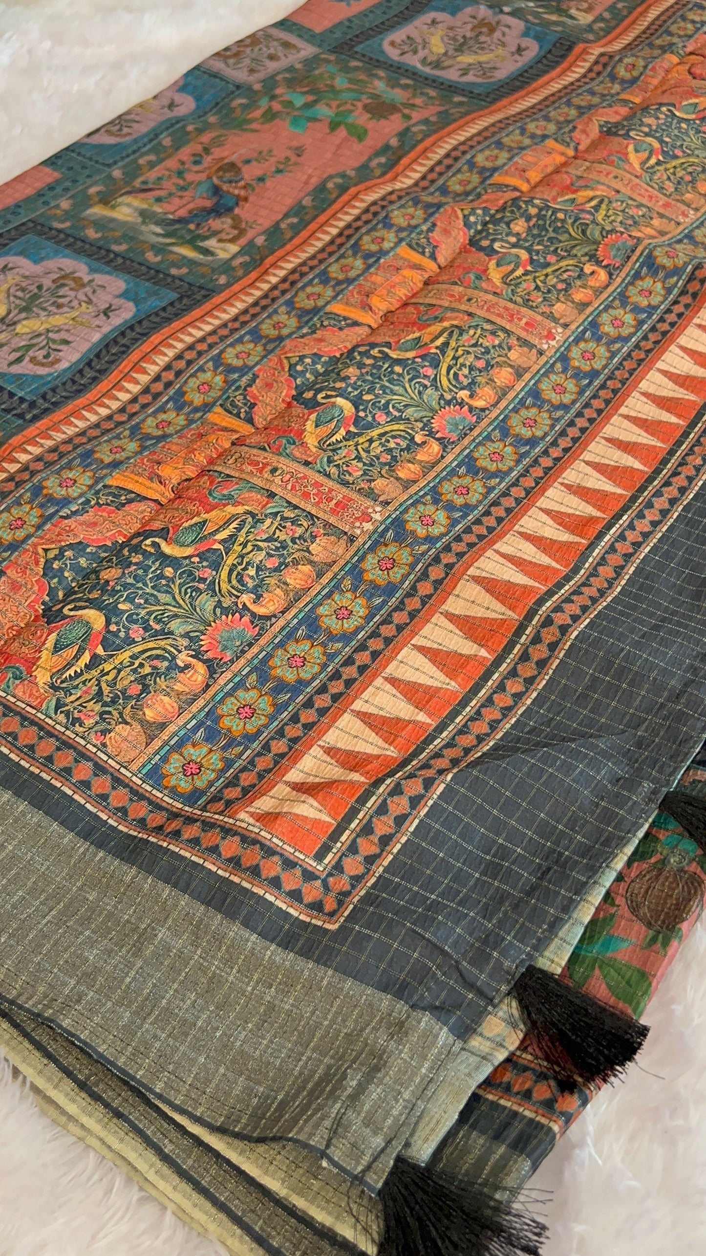 Tussar fancy