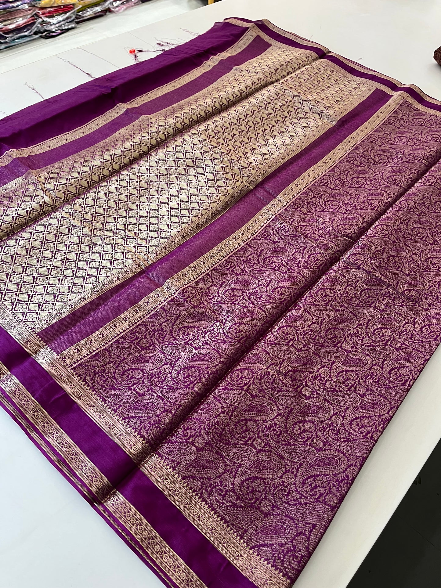Banarasi brocade soft silk