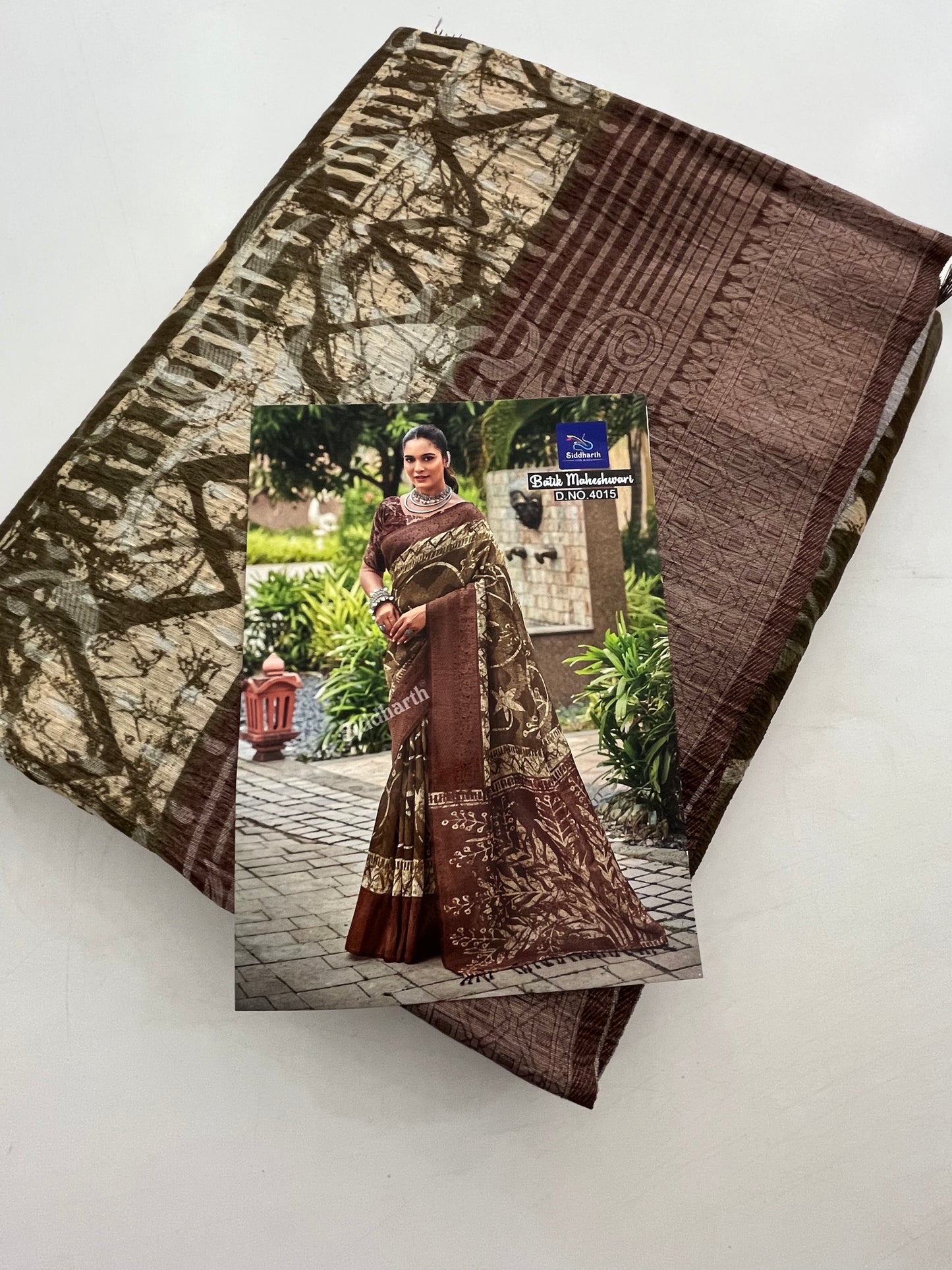 Printed Tussar Fancy